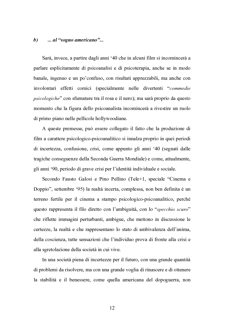 Anteprima della tesi: Lo specchio scuro. Il fenomeno e le dinamiche del doppio nel film di Robert Siodmak., Pagina 10