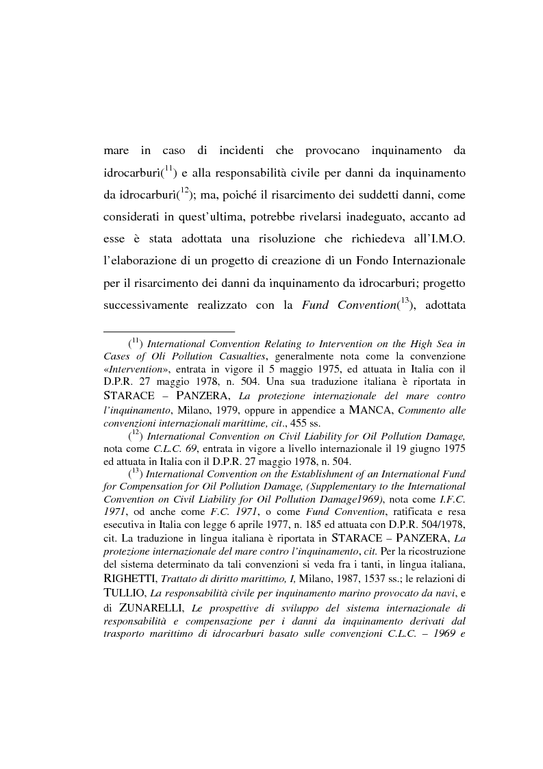 Anteprima della tesi: Lo spandimento in mare di idrocarburi, Pagina 8