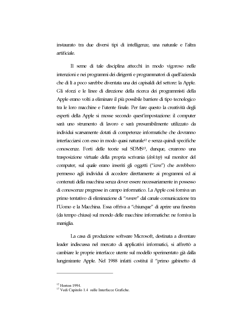 Anteprima della tesi: Web Usability: un approccio multidisciplinare alla progettazione del Web, Pagina 10