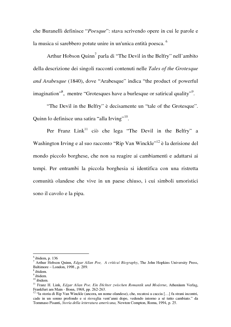 Anteprima della tesi: ''The Devil in the Belfry'' di E. A. Poe dalla carta a Internet, Pagina 5