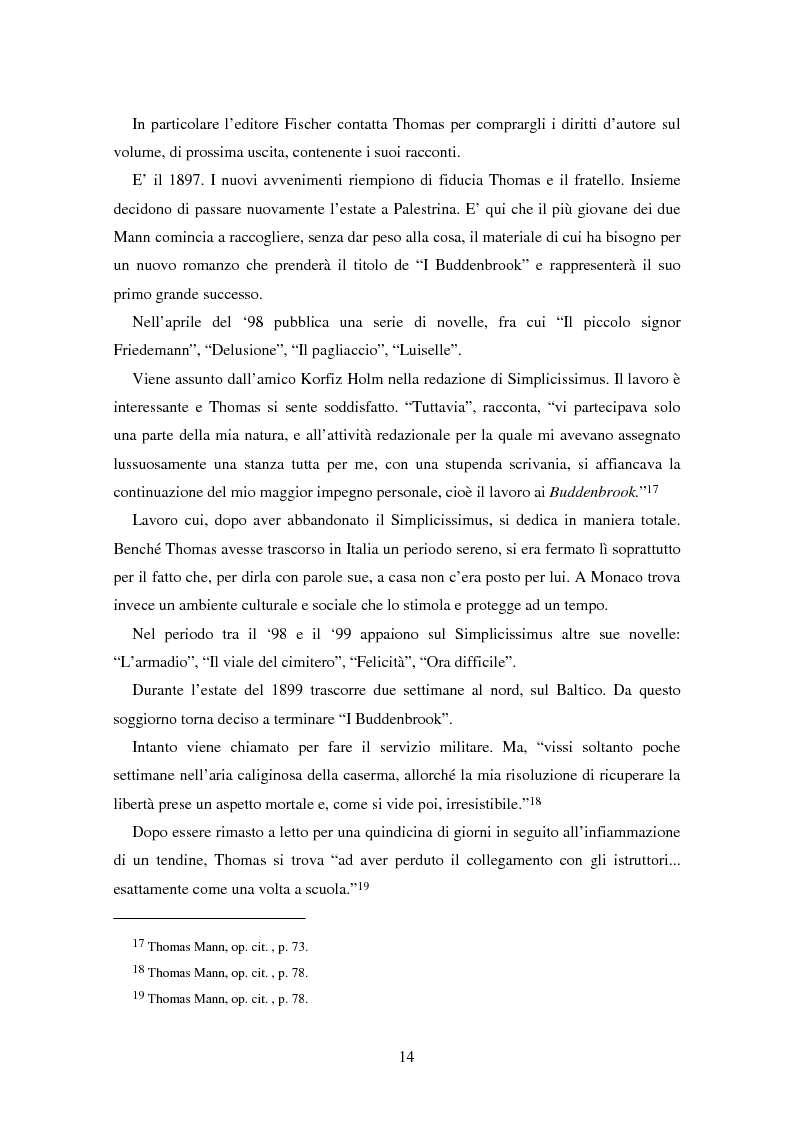 Anteprima della tesi: La formazione dell’uomo nelle opere di Thomas Mann, Pagina 10