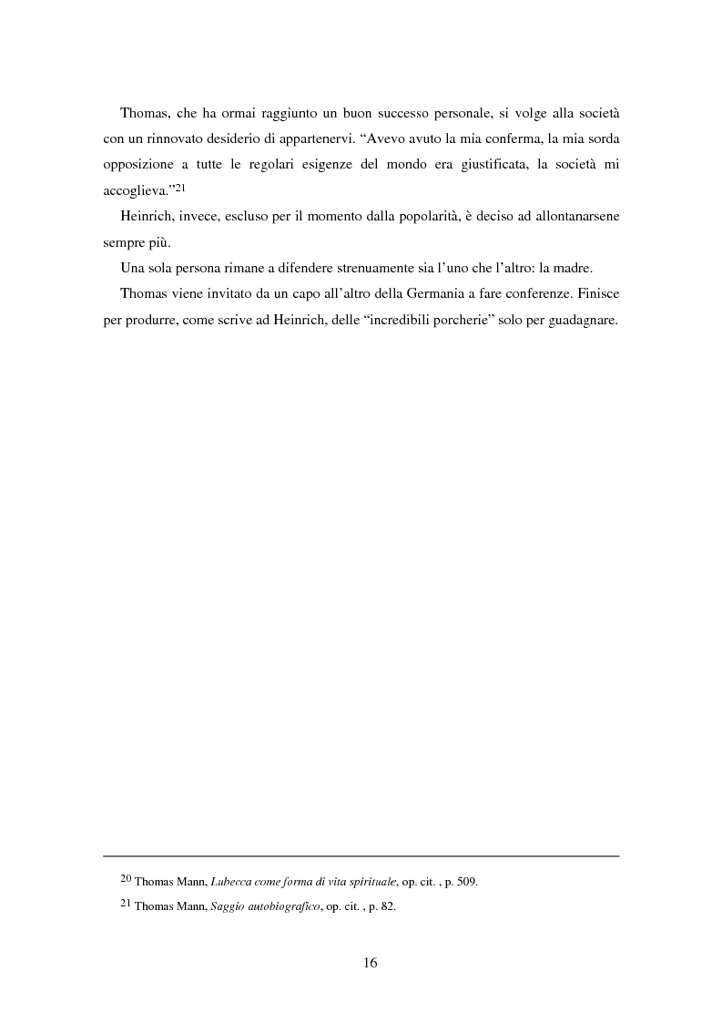 Anteprima della tesi: La formazione dell’uomo nelle opere di Thomas Mann, Pagina 12