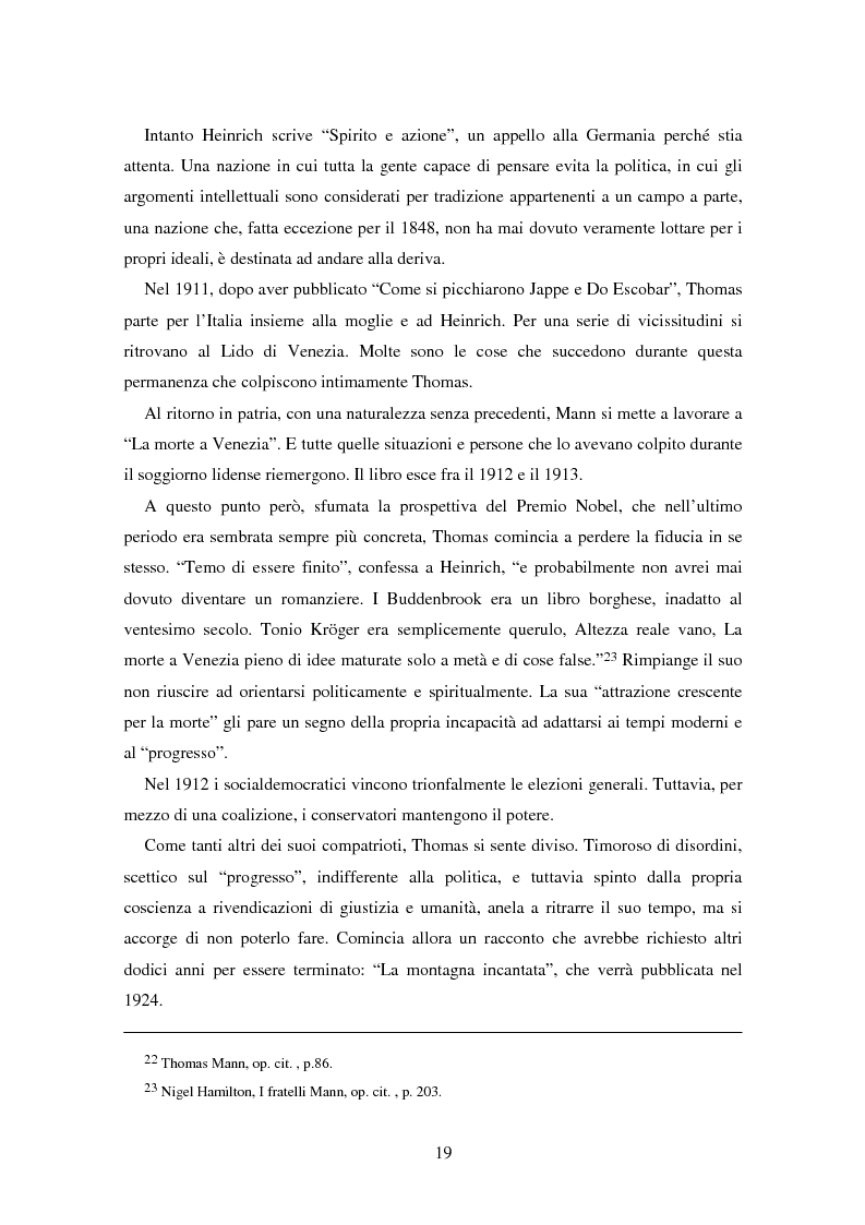 Anteprima della tesi: La formazione dell’uomo nelle opere di Thomas Mann, Pagina 15