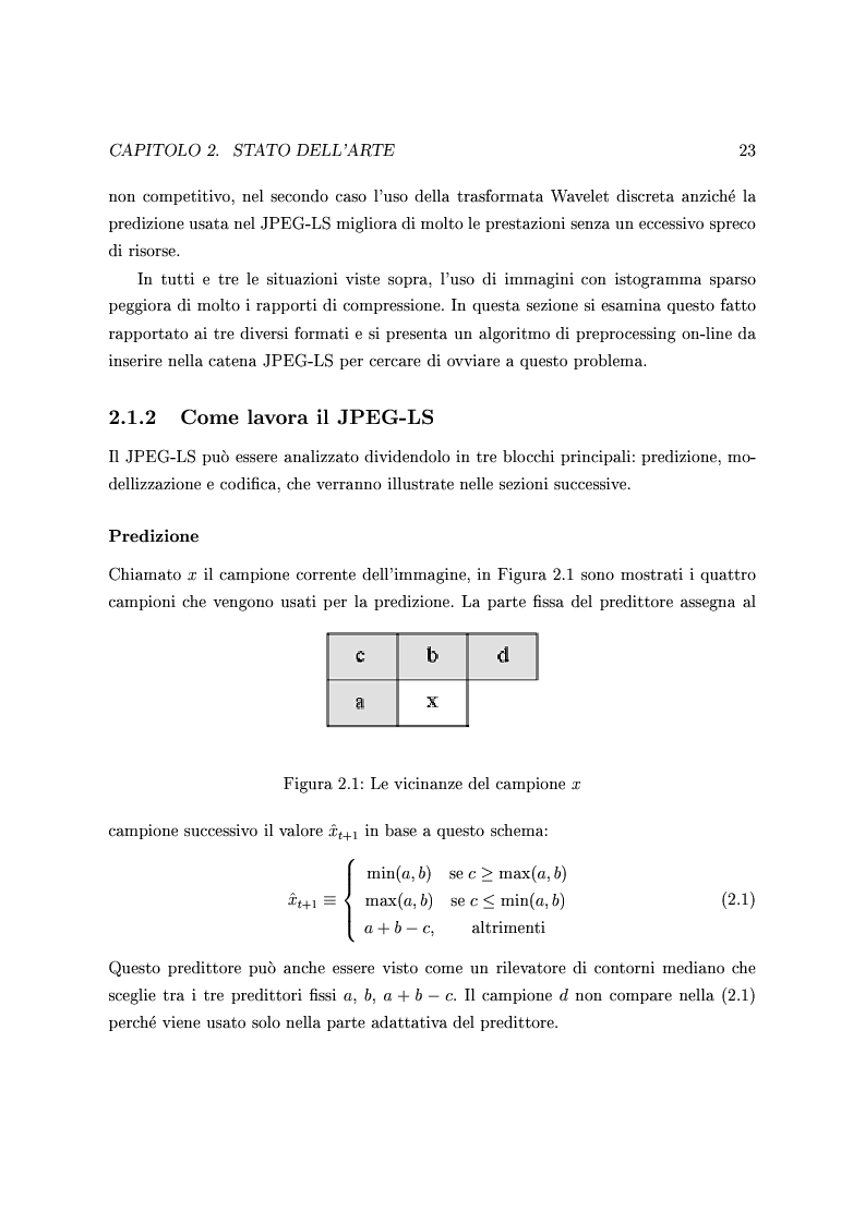 Anteprima della tesi: Algoritmi per la compressione di immagini a istogramma sparso nella catena jpeg2000, Pagina 12