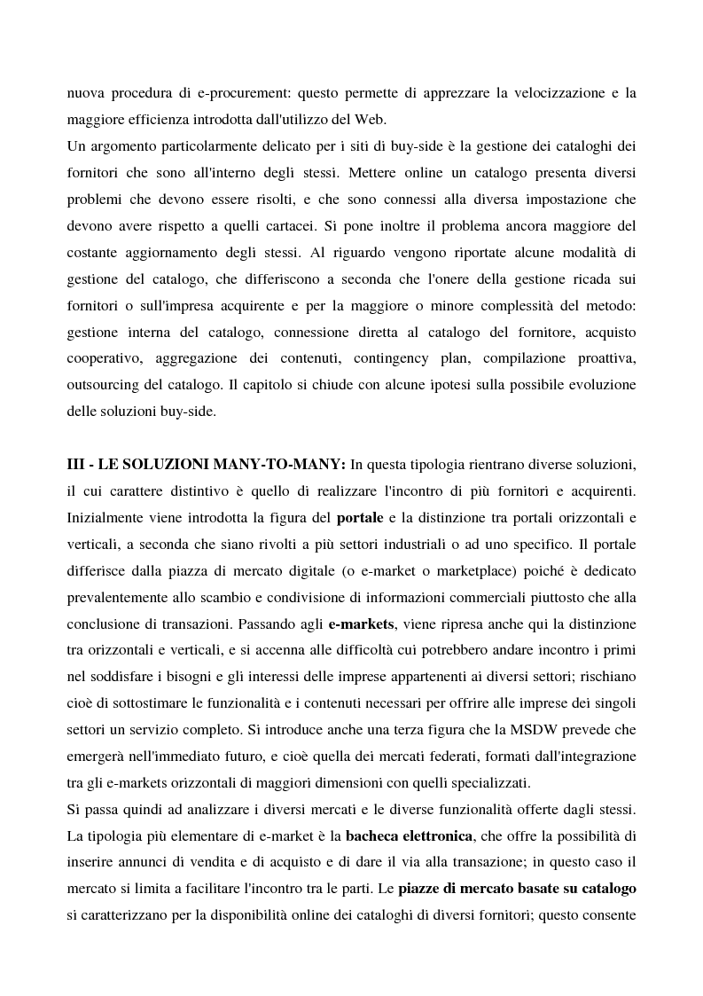 Anteprima della tesi: Il commercio elettronico business to business, Pagina 6