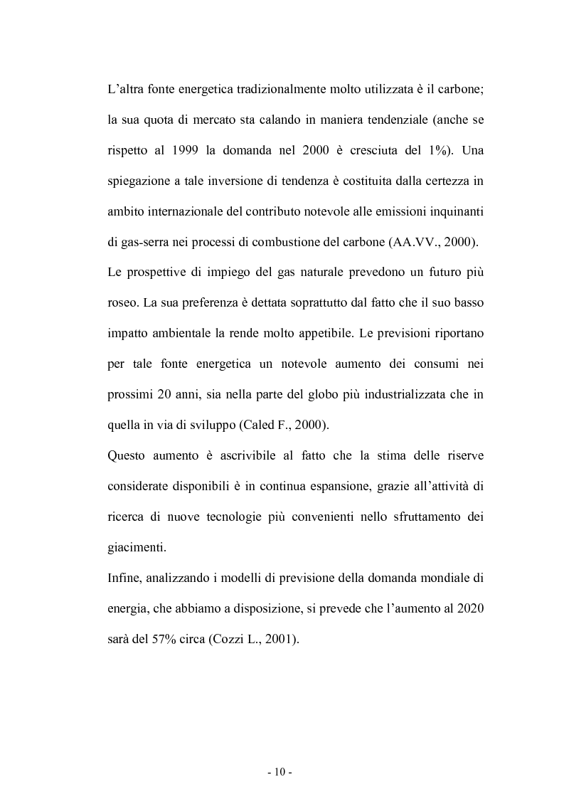 Anteprima della tesi: Bilancio energetico della regione Puglia: luci ed ombre, Pagina 14