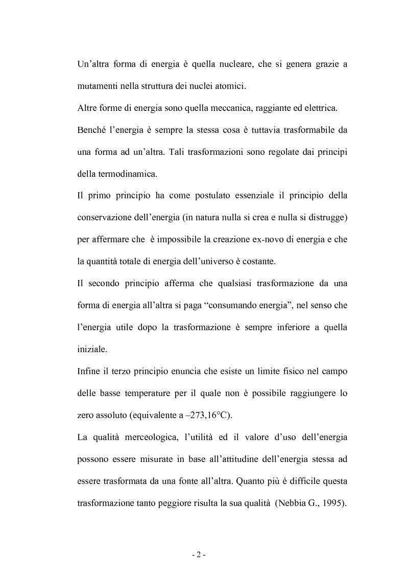 Anteprima della tesi: Bilancio energetico della regione Puglia: luci ed ombre, Pagina 6