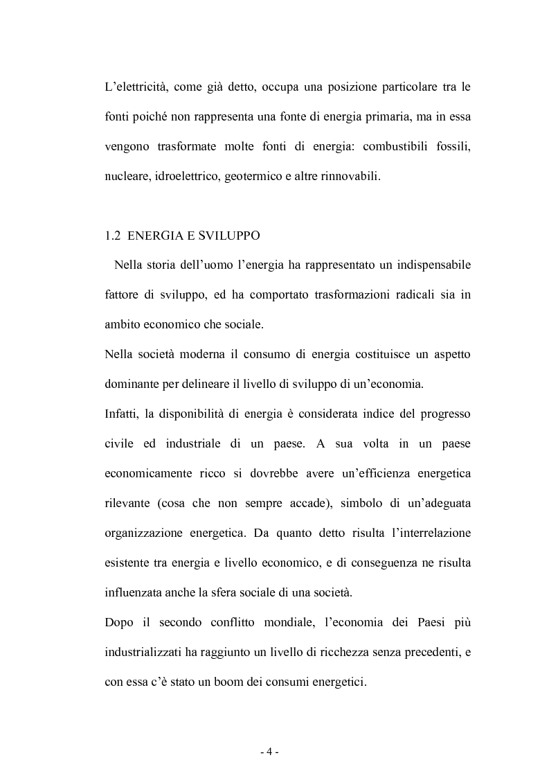 Anteprima della tesi: Bilancio energetico della regione Puglia: luci ed ombre, Pagina 8