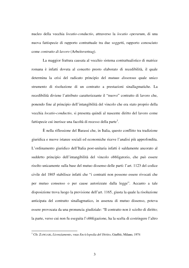 Anteprima della tesi: Licenziamento illegittimo e tutela reale. Aspetti di diritto comparato, Pagina 4