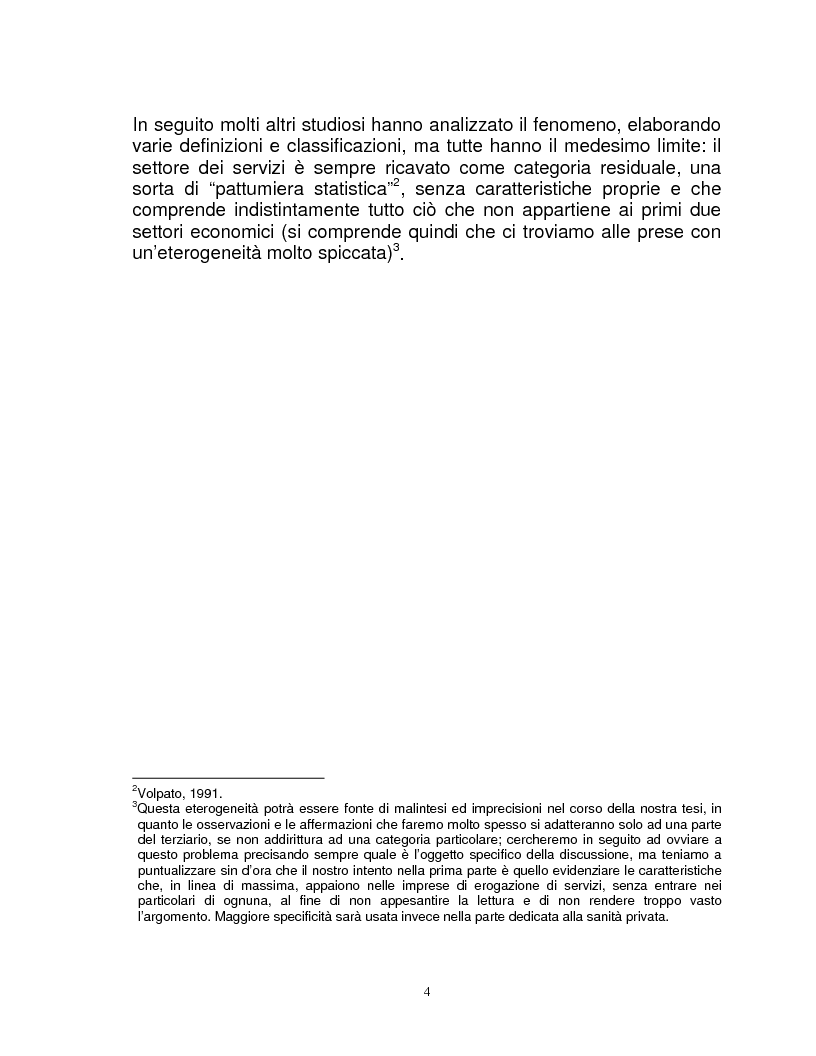 Anteprima della tesi: Organizzazione e gestione del personale nelle aziende private di servizi, Pagina 2