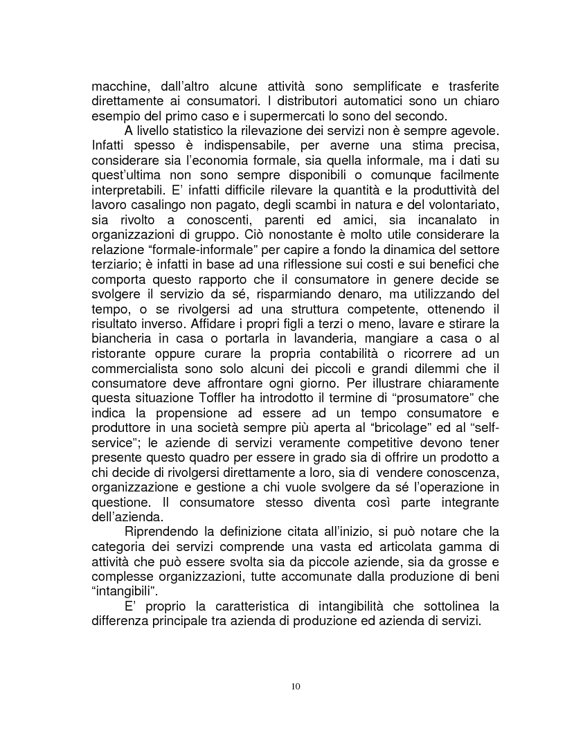 Anteprima della tesi: Organizzazione e gestione del personale nelle aziende private di servizi, Pagina 8