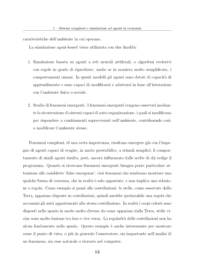 Anteprima della tesi: Simulazione agent based in contesti d'impresa. Applicazione del modello Virtual Enterprise in JavaSwarm ad un'azienda reale, Pagina 12