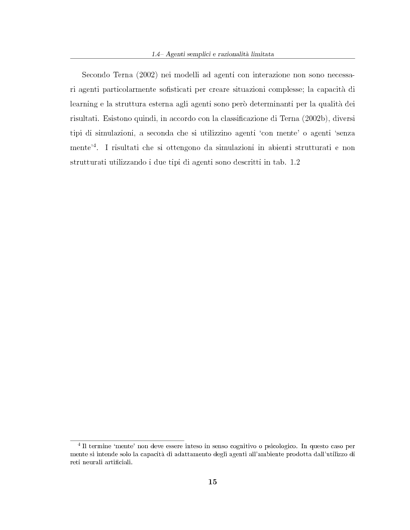 Anteprima della tesi: Simulazione agent based in contesti d'impresa. Applicazione del modello Virtual Enterprise in JavaSwarm ad un'azienda reale, Pagina 15