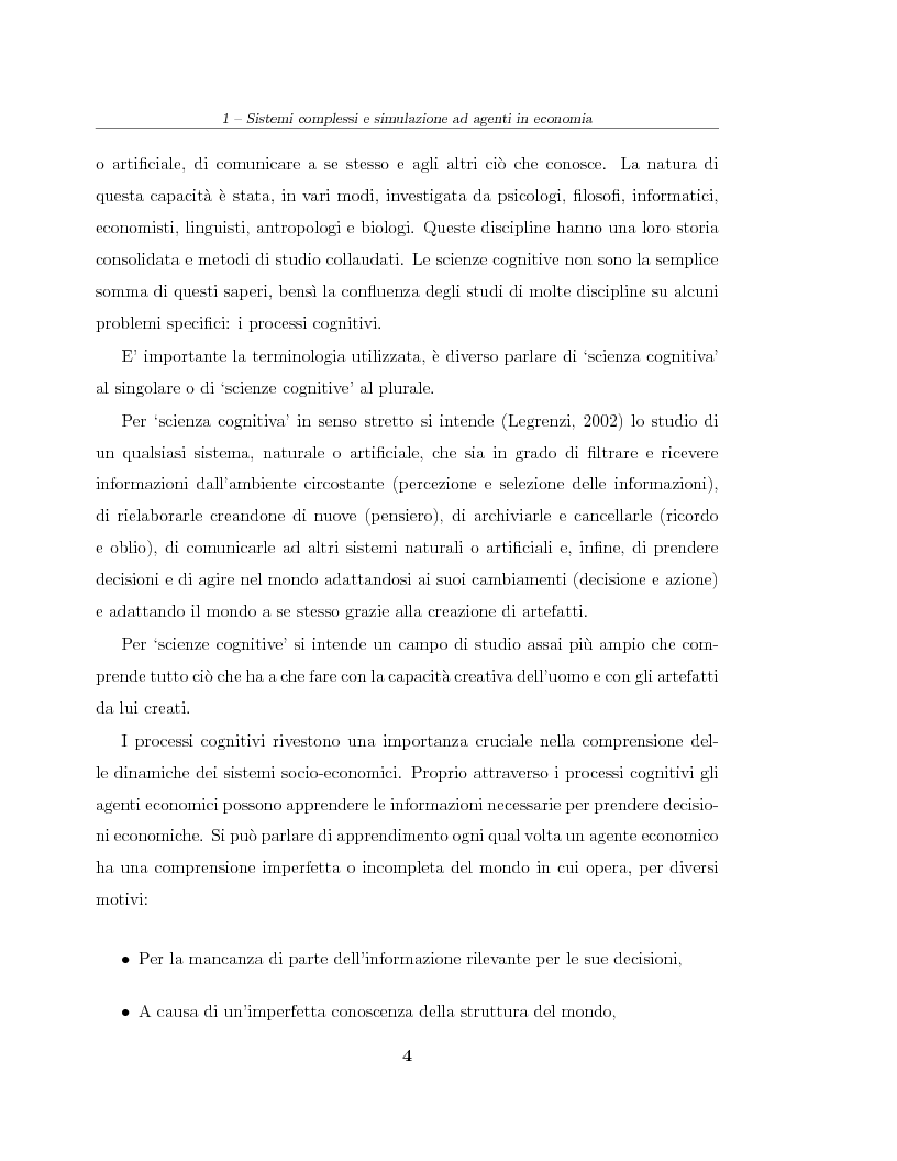 Anteprima della tesi: Simulazione agent based in contesti d'impresa. Applicazione del modello Virtual Enterprise in JavaSwarm ad un'azienda reale, Pagina 4