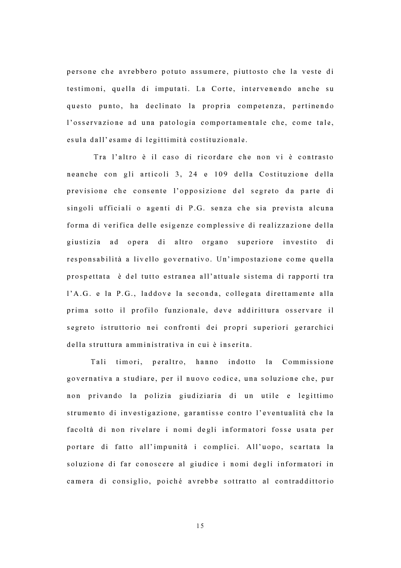 Anteprima della tesi: I confidenti della polizia, Pagina 12