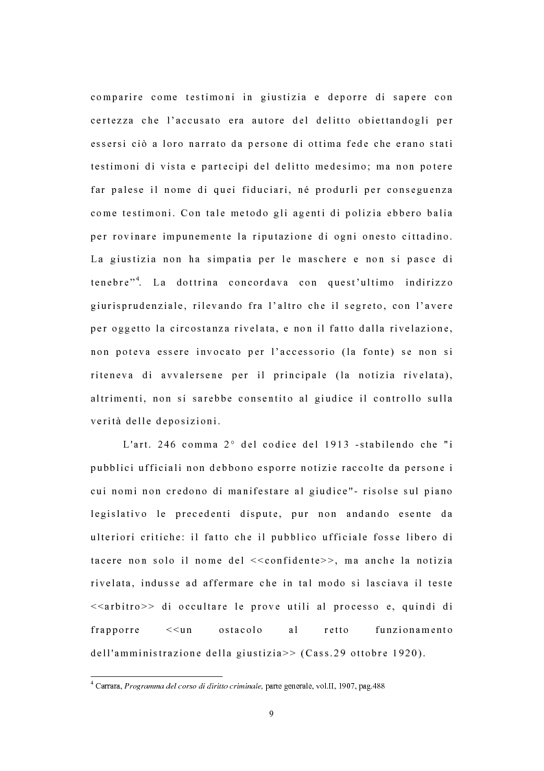 Anteprima della tesi: I confidenti della polizia, Pagina 6