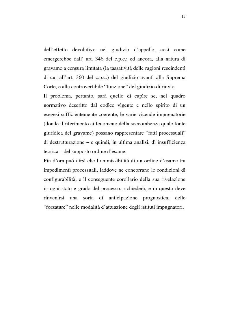 Anteprima della tesi: La pregiudizialità tra le questioni del processo, Pagina 8