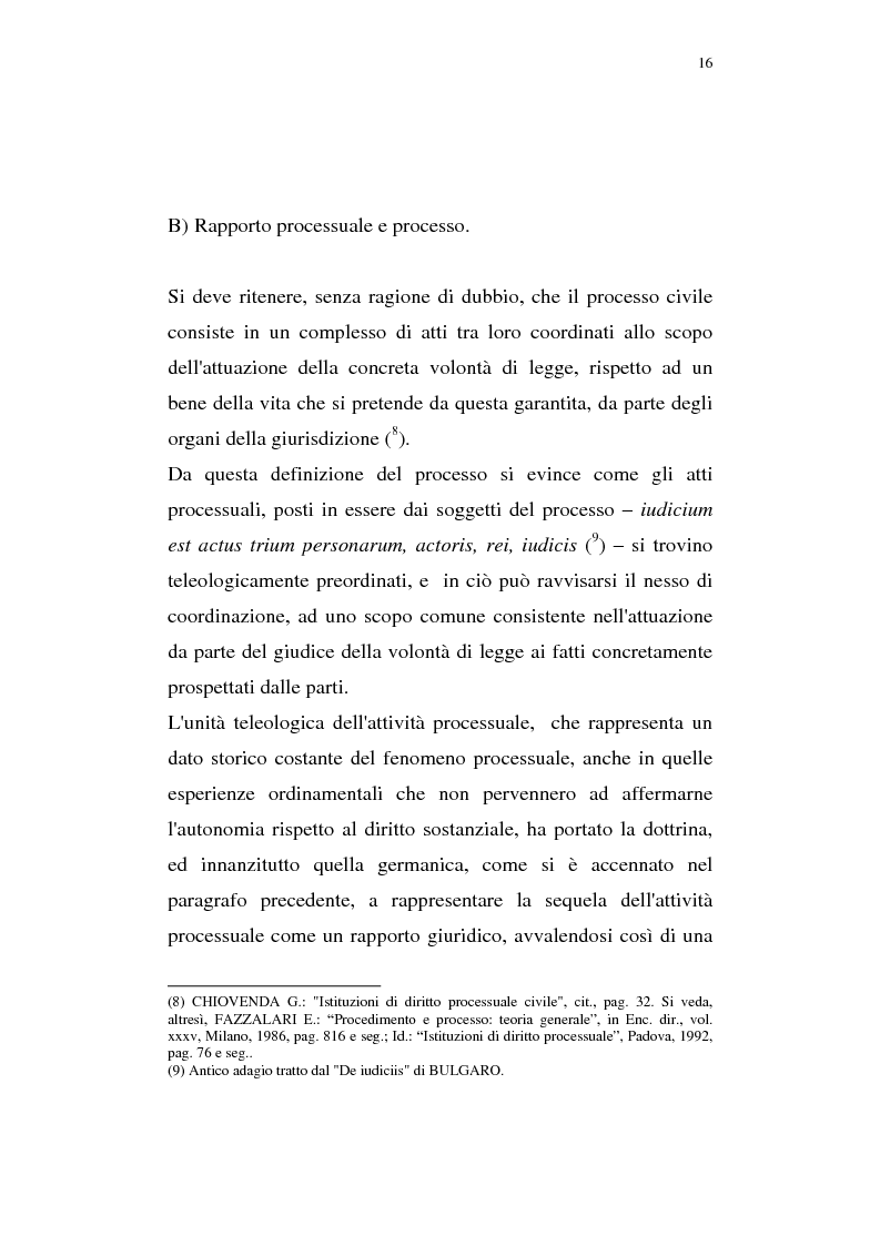 Anteprima della tesi: La pregiudizialità tra le questioni del processo, Pagina 9