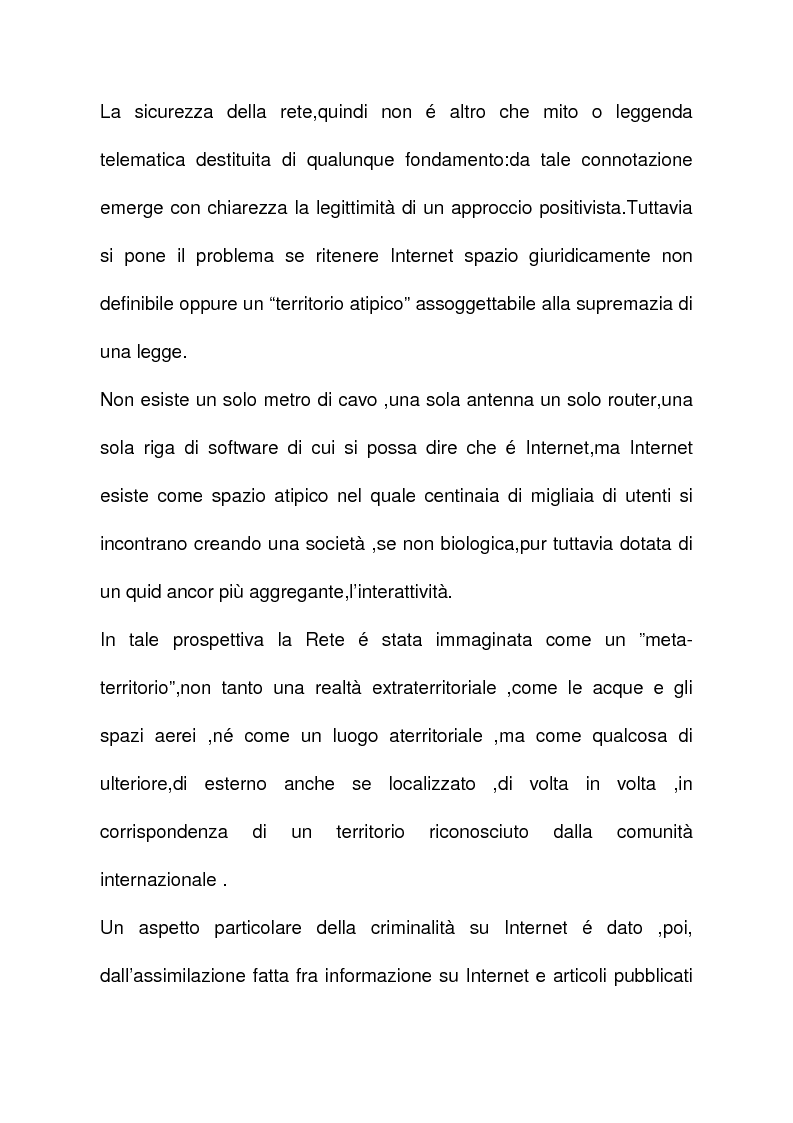 Anteprima della tesi: La criminalità informatica: cyberterrorismo, Pagina 10
