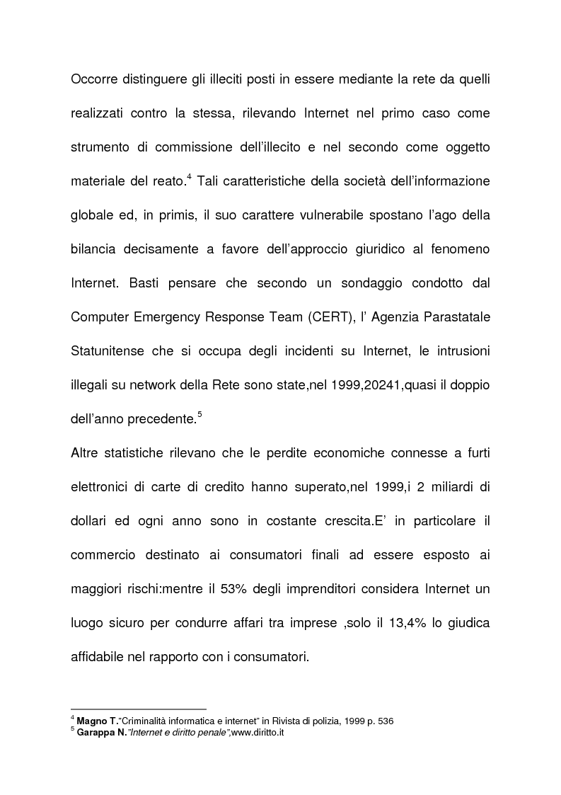 Anteprima della tesi: La criminalità informatica: cyberterrorismo, Pagina 9
