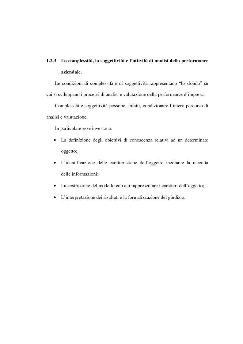 Anteprima della tesi: L'analisi della performance economico-finanziaria mediante software di gestione di fogli elettronici. Il caso della CTP s.p.a. di Napoli, Pagina 11