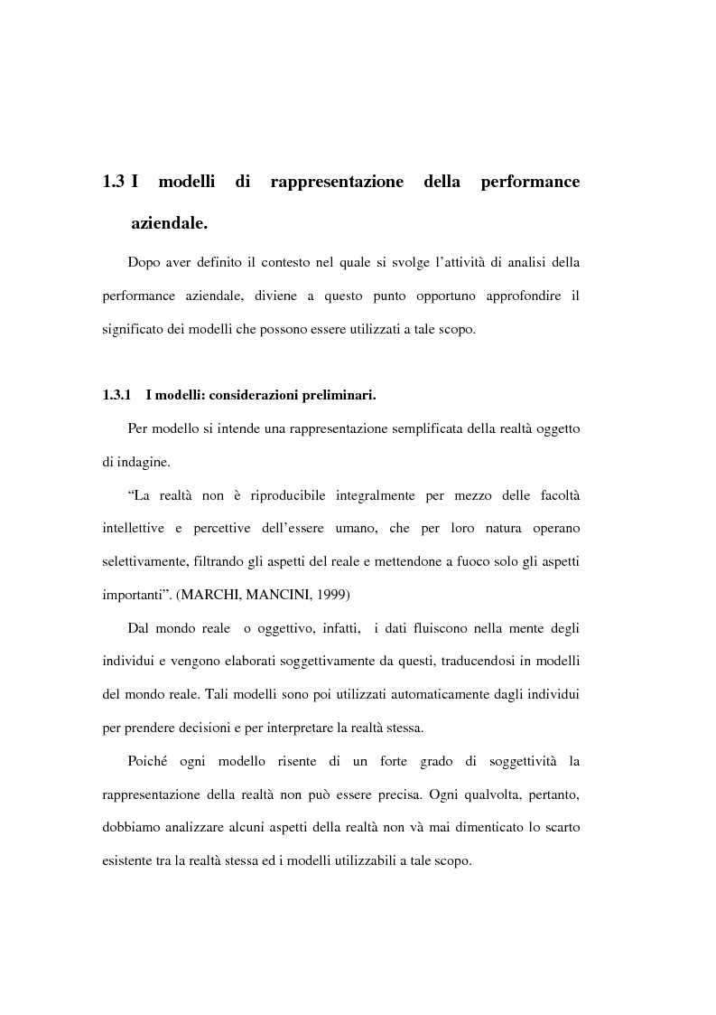 Anteprima della tesi: L'analisi della performance economico-finanziaria mediante software di gestione di fogli elettronici. Il caso della CTP s.p.a. di Napoli, Pagina 12