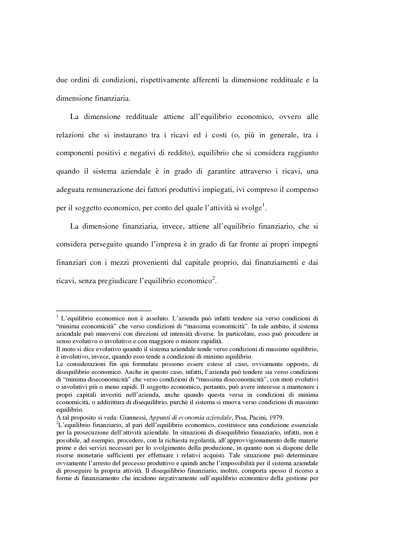 Anteprima della tesi: L'analisi della performance economico-finanziaria mediante software di gestione di fogli elettronici. Il caso della CTP s.p.a. di Napoli, Pagina 2