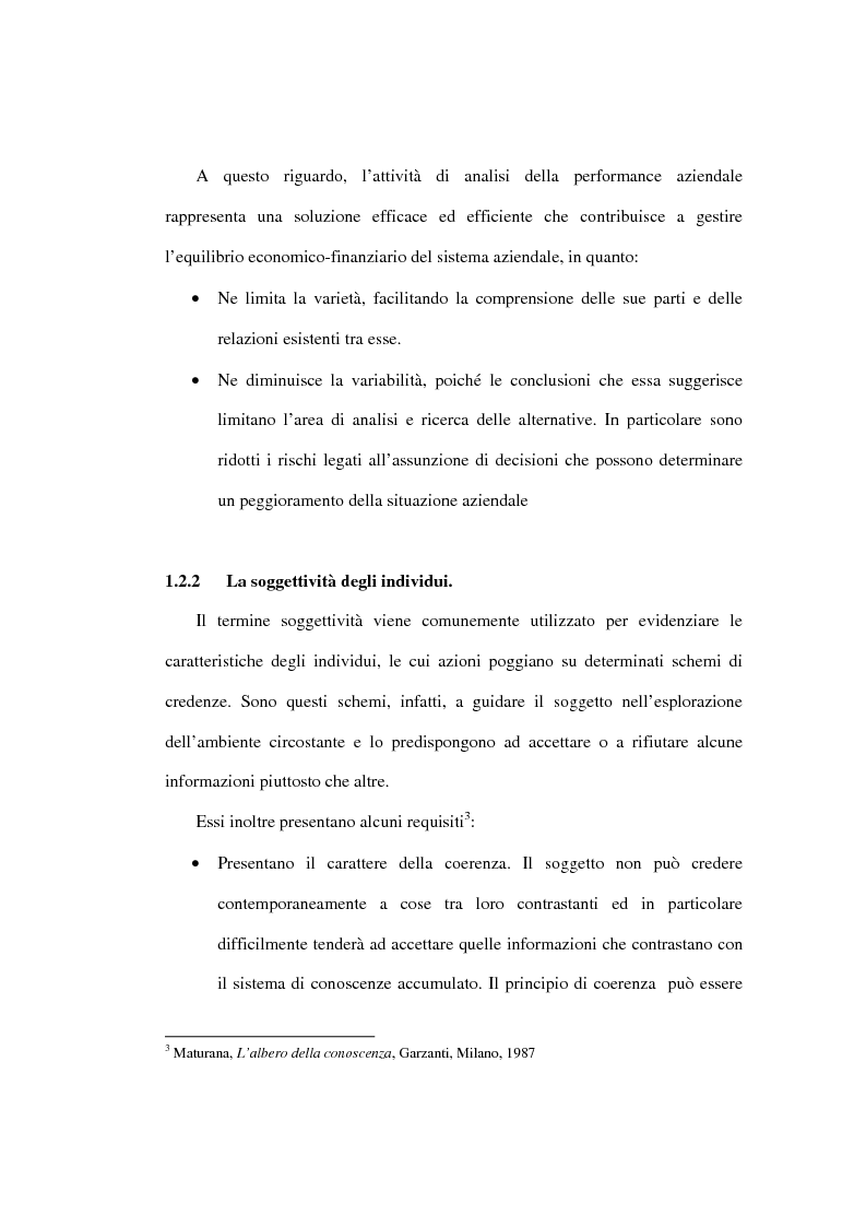 Anteprima della tesi: L'analisi della performance economico-finanziaria mediante software di gestione di fogli elettronici. Il caso della CTP s.p.a. di Napoli, Pagina 9