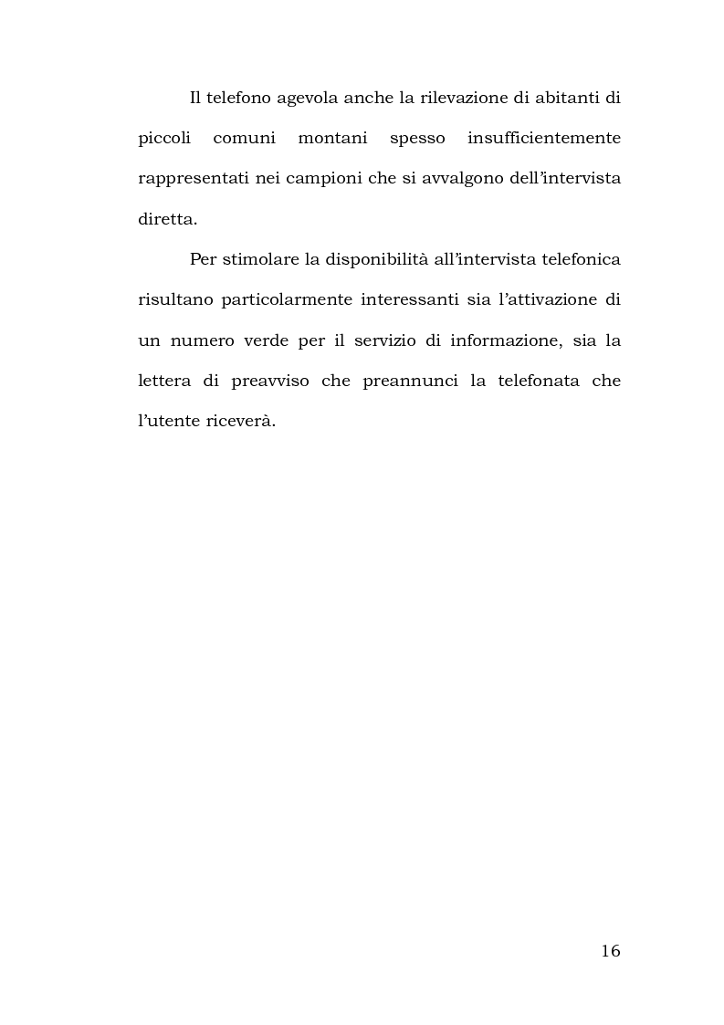 Anteprima della tesi: Confronto tra metodi di rilevazione in un'indagine sulla percezione della pericolosità, Pagina 12