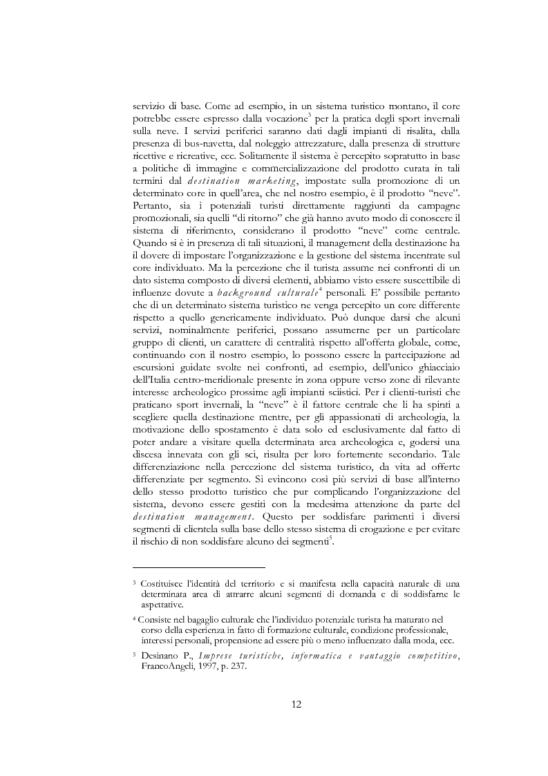Anteprima della tesi: Information and communication technologies e turismo. Destination management system ed aree naturali protette, Pagina 10