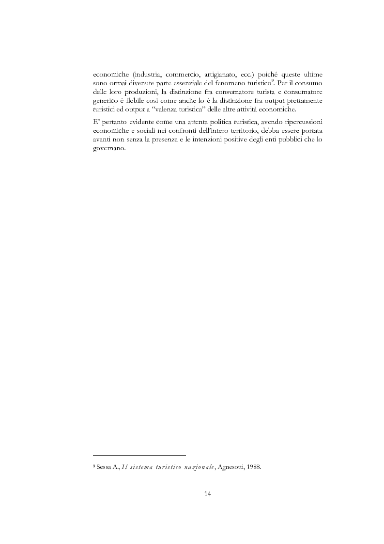 Anteprima della tesi: Information and communication technologies e turismo. Destination management system ed aree naturali protette, Pagina 12