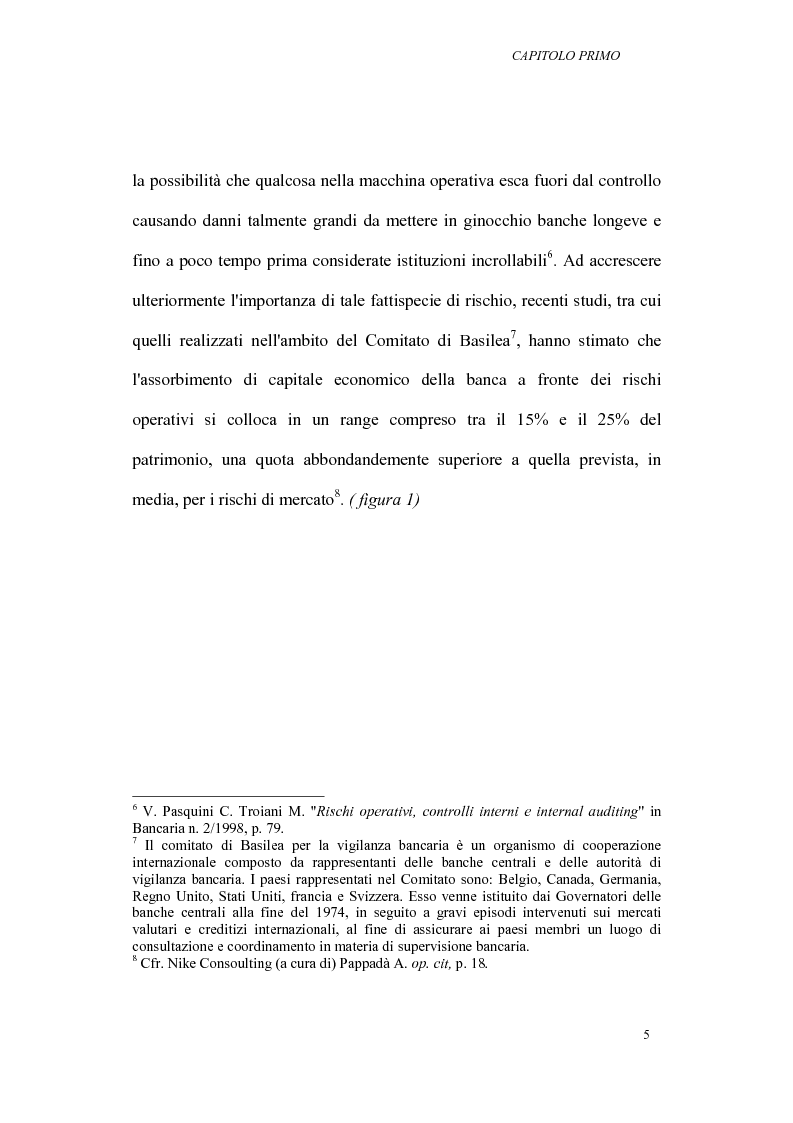 Anteprima della tesi: I rischi operativi nelle banche, Pagina 9