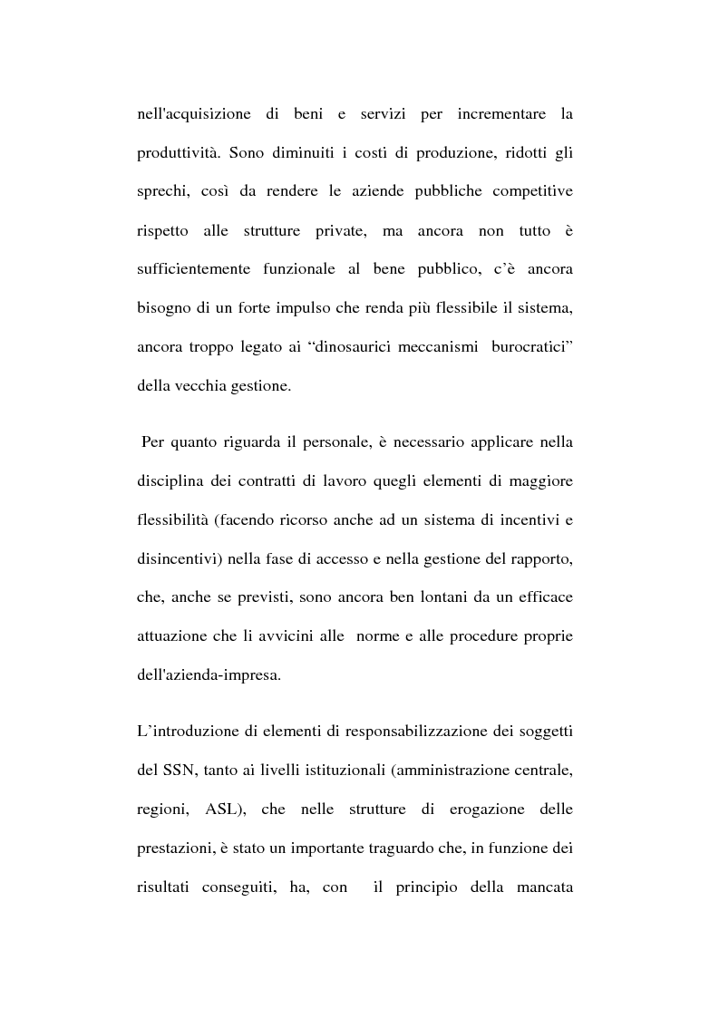 Anteprima della tesi: Organizzare i servizi alla persona. Il caso del P.O. di Maddaloni, Pagina 2