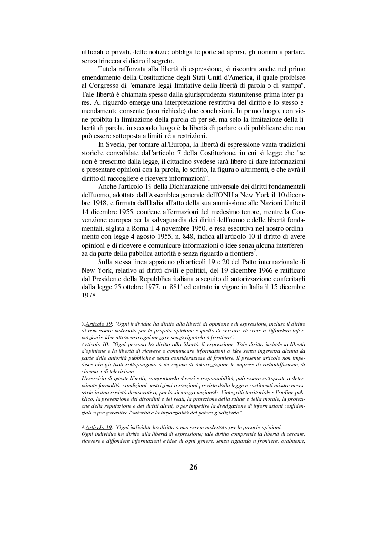 Anteprima della tesi: Diritto di cronaca e deontologia della professione giornalistica, Pagina 16