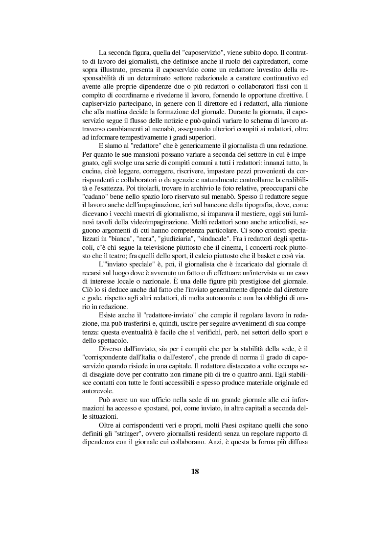 Anteprima della tesi: Diritto di cronaca e deontologia della professione giornalistica, Pagina 8