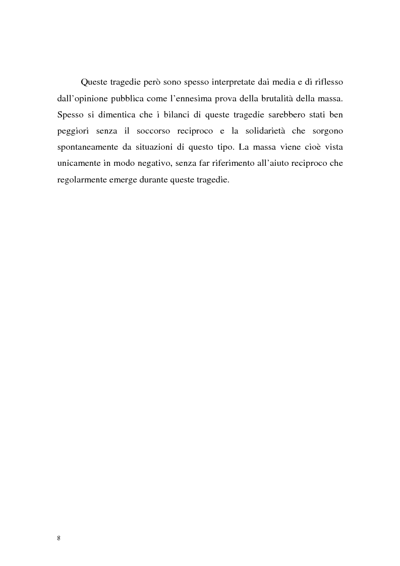 Anteprima della tesi: Processi di depersonalizzazione in un contesto di massa, Pagina 8