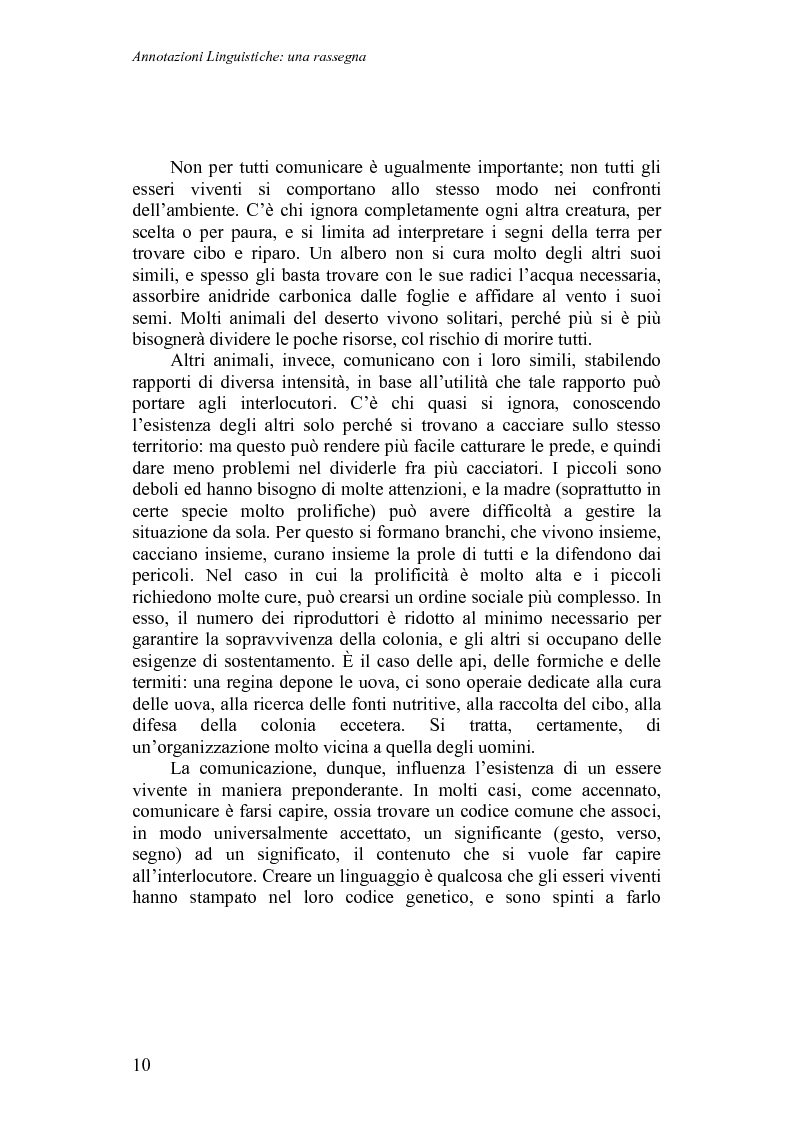 Anteprima della tesi: Annotazioni linguistiche: una rassegna, Pagina 5