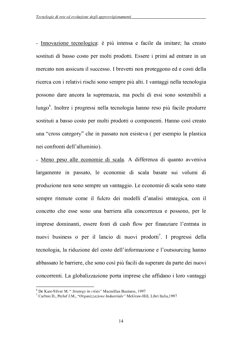 Anteprima della tesi: Tecnologie di rete ed evoluzione degli approvvigionamenti: l'e-procurement, Pagina 11