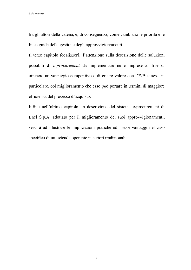 Anteprima della tesi: Tecnologie di rete ed evoluzione degli approvvigionamenti: l'e-procurement, Pagina 4