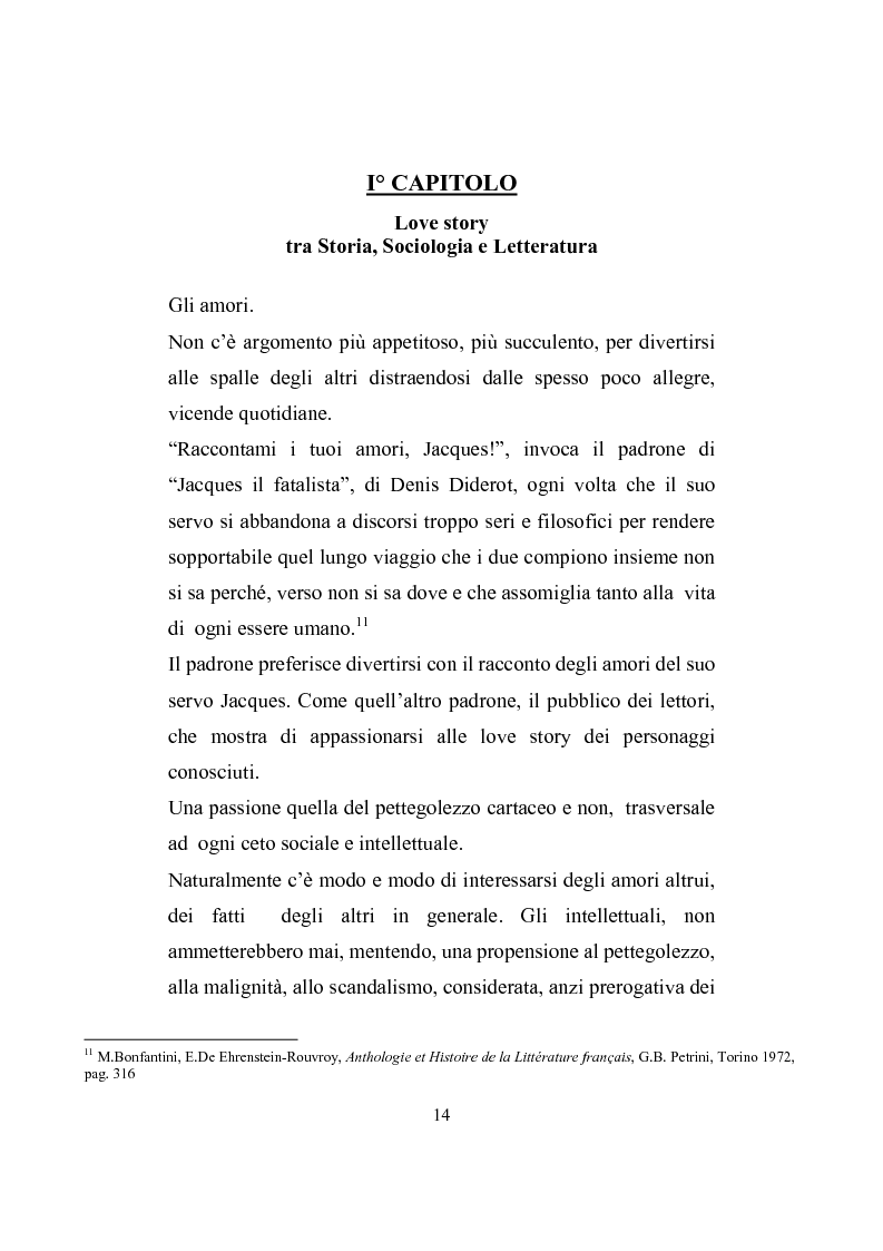 Anteprima della tesi: Love story. Appunti di una storia del gossip in Italia, Pagina 10