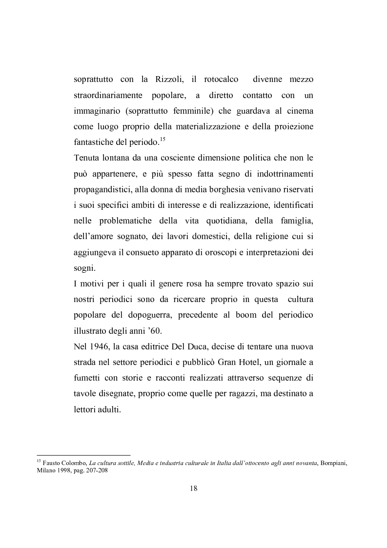 Anteprima della tesi: Love story. Appunti di una storia del gossip in Italia, Pagina 14