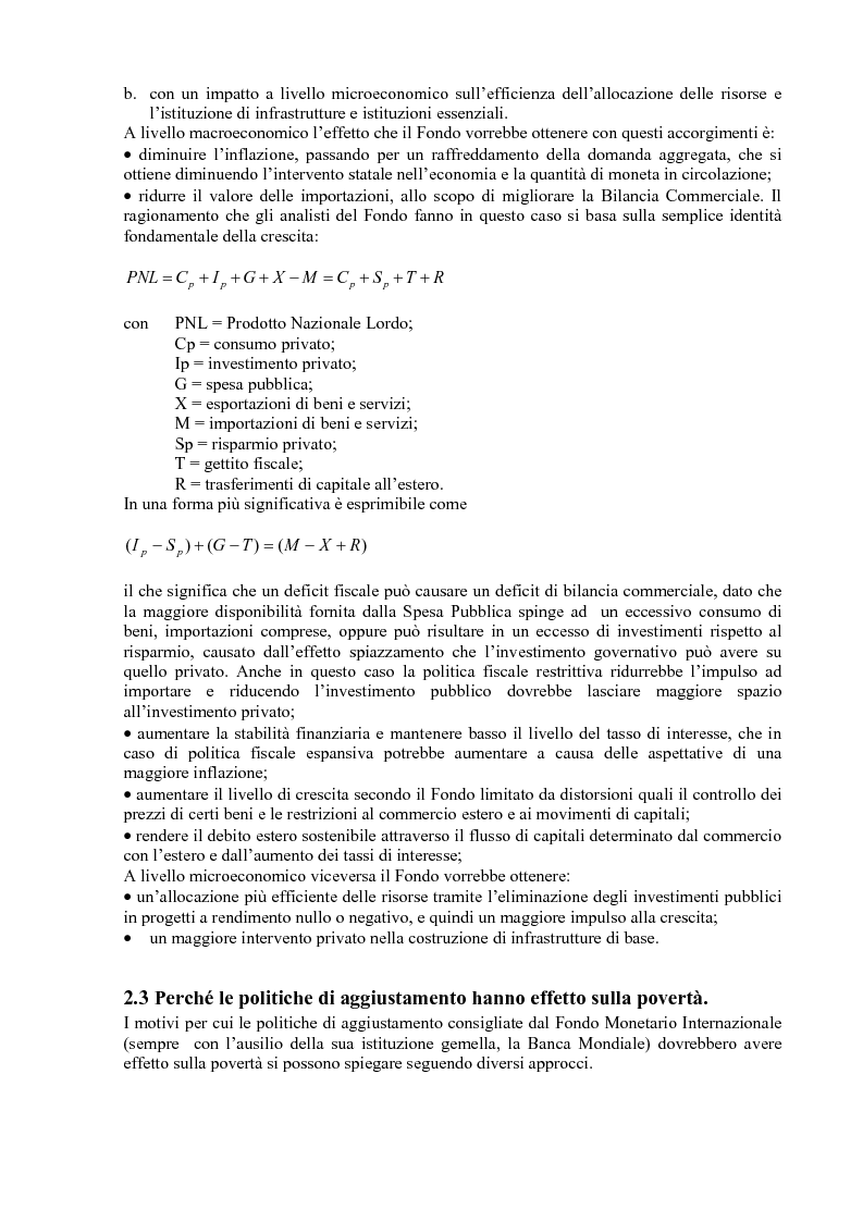 Anteprima della tesi: Gli effetti delle politiche di aggiustamento strutturale del Fmi sulla povertà. Il caso del Messico, Pagina 15