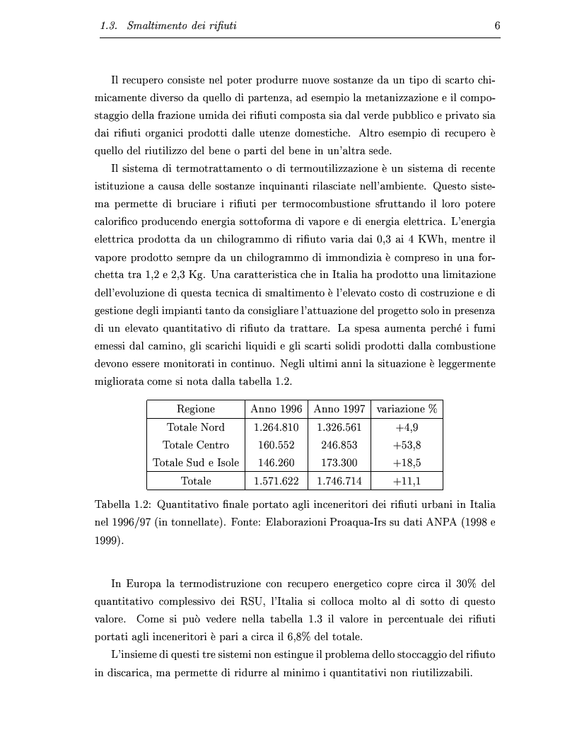 Anteprima della tesi: Determinazione e ottimizzazione dei percorsi di raccolta per i mezzi di un'azienda di igiene urbana: il caso dell'Amiu di Pordenone, Pagina 6