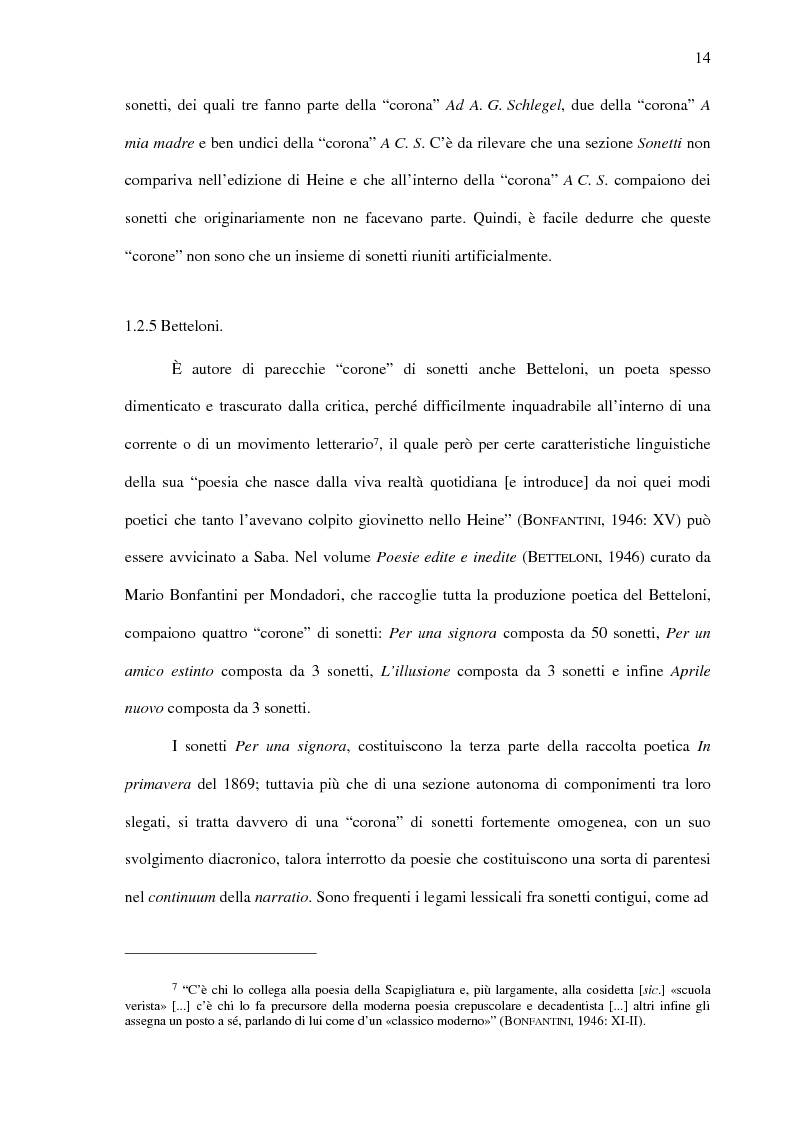 Anteprima della tesi: Saba prima del ''Canzoniere'': ''Poesie'' (1911), Pagina 16