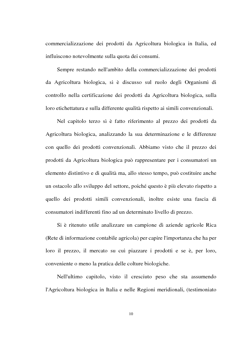 Anteprima della tesi: Le prospettive di sviluppo dell'agricoltura biologica in Calabria, Pagina 6
