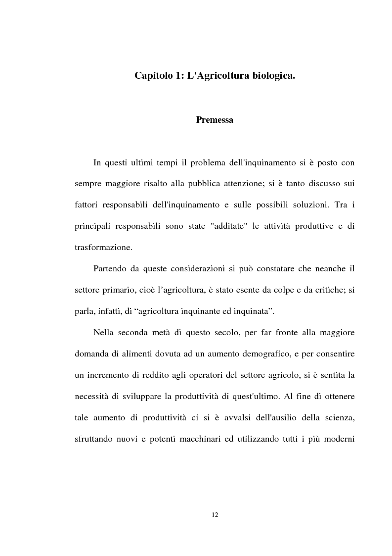 Anteprima della tesi: Le prospettive di sviluppo dell'agricoltura biologica in Calabria, Pagina 8