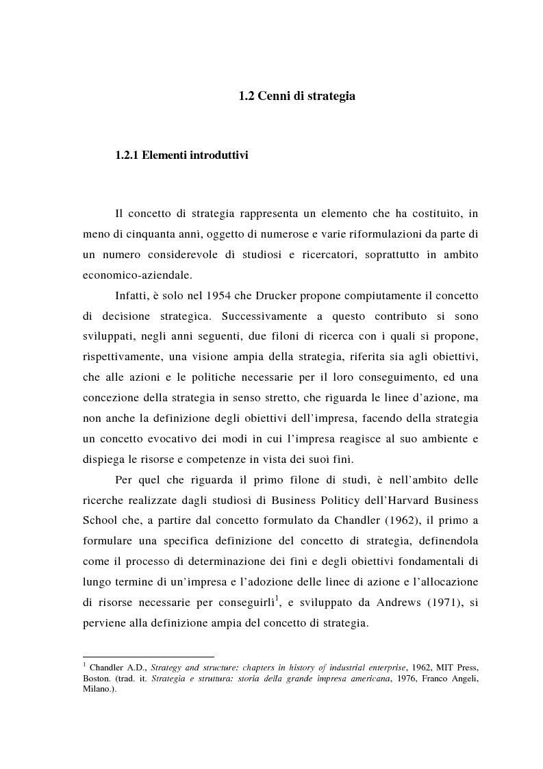 Anteprima della tesi: Il posizionamento strategico come fonte del vantaggio competitivo, Pagina 7