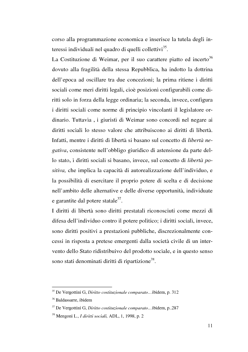 Anteprima della tesi: I diritti sociali e l'Unione europea, Pagina 11