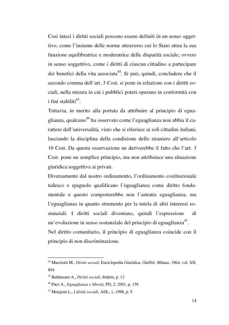 Anteprima della tesi: I diritti sociali e l'Unione europea, Pagina 14