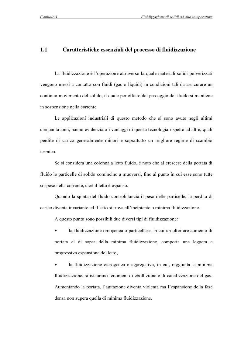 Anteprima della tesi: L'influenza della temperatura sulle proprietà delle fasi di letti fluidizzati di solidi diversi, Pagina 5